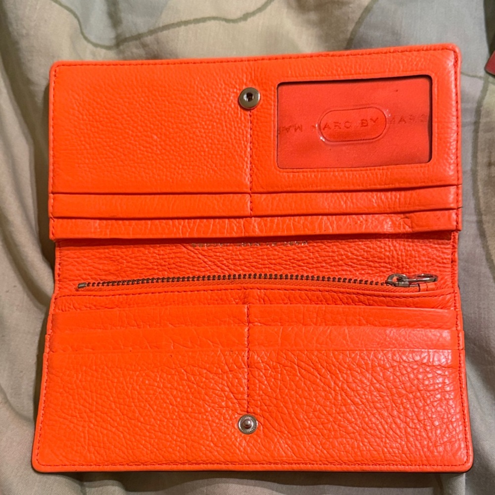 Floral Blue Leather Wallet - Picture 2 of 4